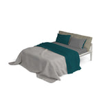 Completo Lenzuola in Puro Cotone Tinta Unita Colors Double - Varie Dimensioni