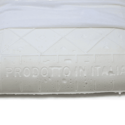 Coppia Cuscini Guanciale 42x72x11 cm in Memory Foam Bianco B48 - Passarelli Biancheria