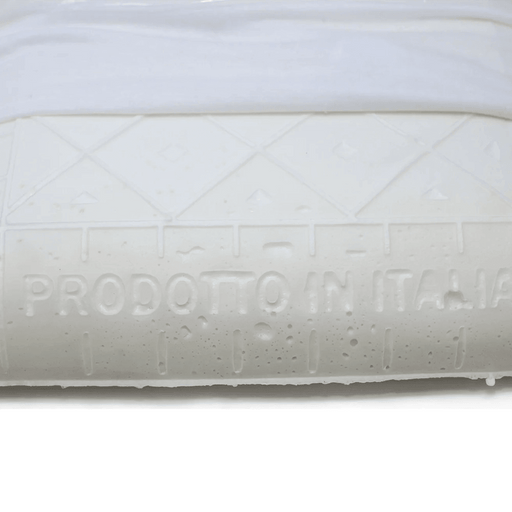 Coppia Cuscini Guanciale 42x72x11 cm in Memory Foam Bianco B48 - Passarelli Biancheria