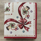 Copri Tavolo Tovaglia Natalizio in Gobelin di Cotone da 18 Posti 2511S