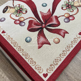 Copri Tavolo Tovaglia Natalizio in Gobelin di Cotone da 18 Posti 2511S