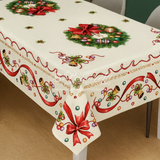 Copri Tavolo Tovaglia Natalizio in Gobelin di Cotone da 18 Posti 2511S