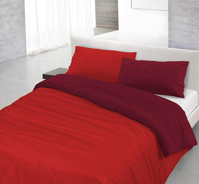 Copripiumino Singolo in Puro Cotone Double Face Made in Italy B27 - Passarelli Biancheria