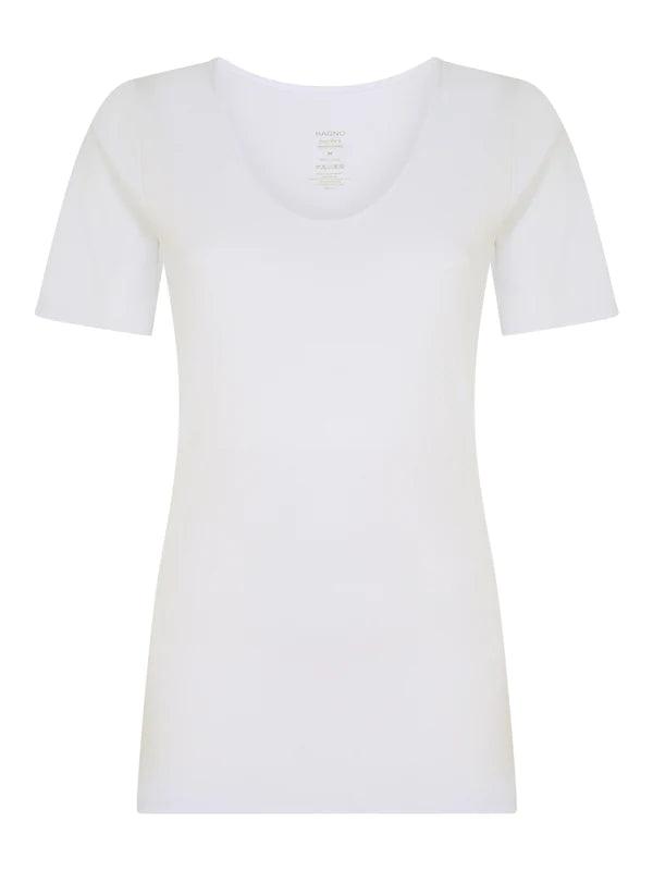 Ragno Maglia Intima da Donna in Caldo Cotone Felpato Maniche Corte D229A8 S12 - Passarelli Biancheria