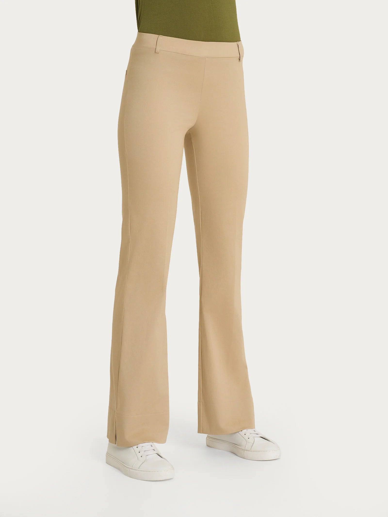 Ragno Pantalone flare con spacchetti in Satin Power DC62PC 2504S58