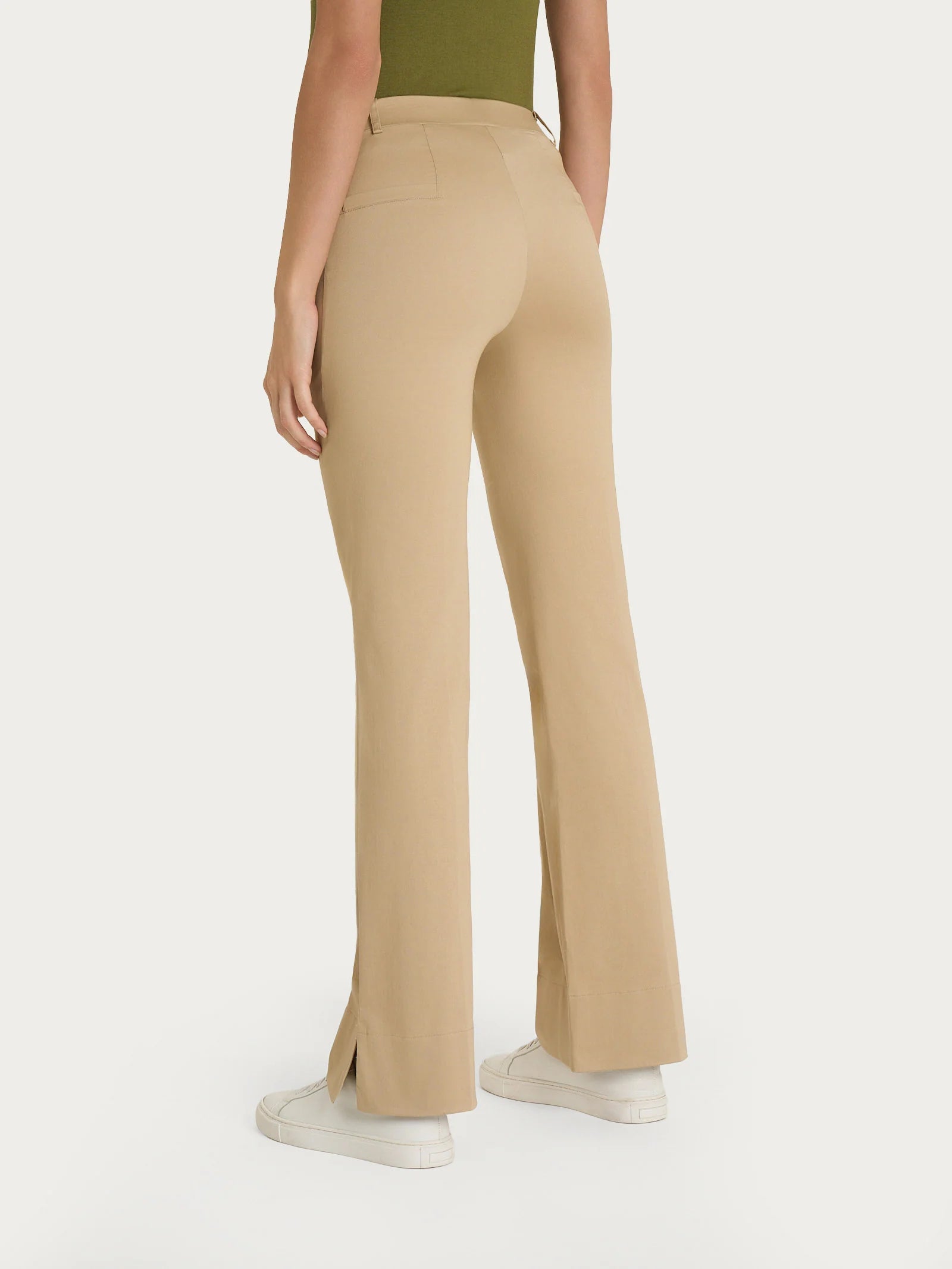 Ragno Pantalone flare con spacchetti in Satin Power DC62PC 2504S58