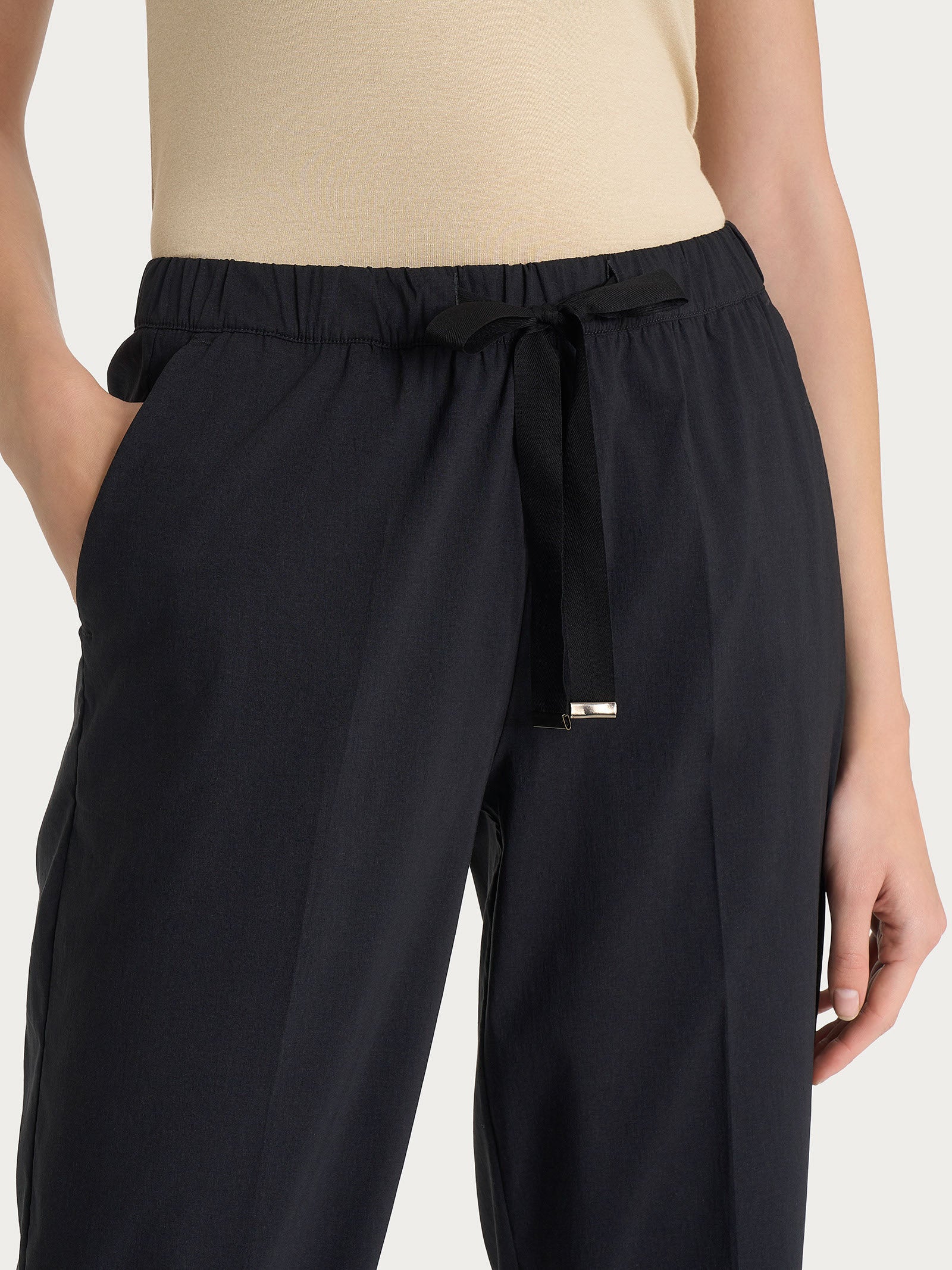 Ragno Pantalone jogger con tasche in Super Fresh DH15PU 2504S46