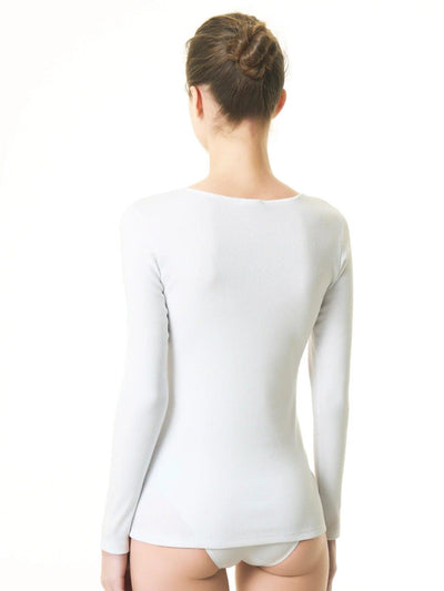 Ragno Maglia Intima Donna Maniche Lunghe Thermo Cotton DM43A9 S18 - Passarelli Biancheria