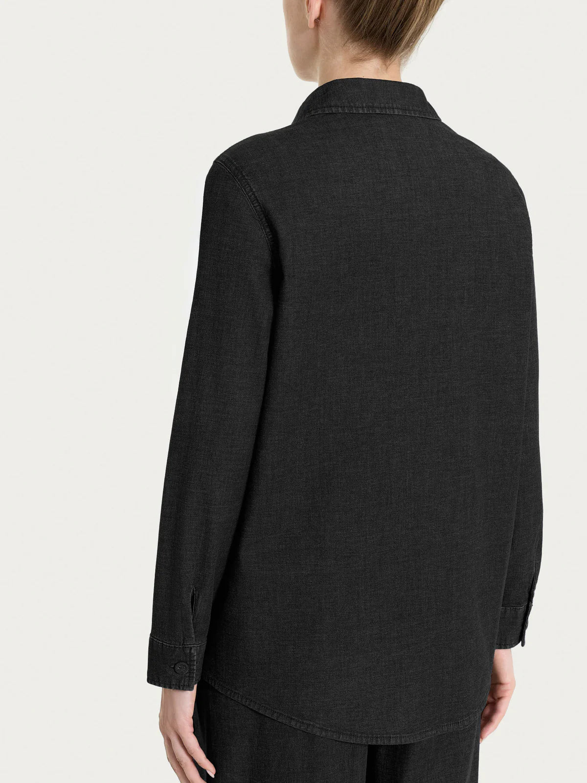 Ragno Shacket in Super Light Denim DM67SC S45