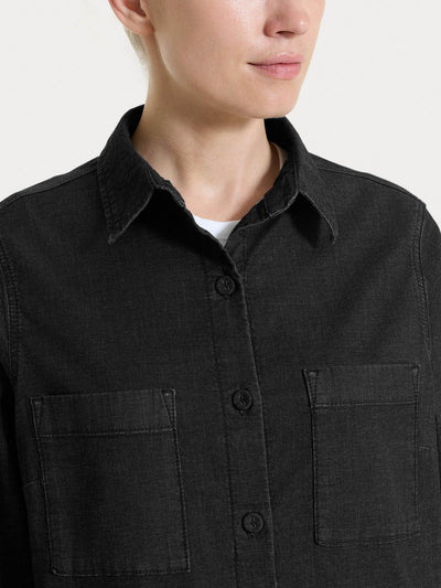 Ragno Shacket in Super Light Denim DM67SC S45