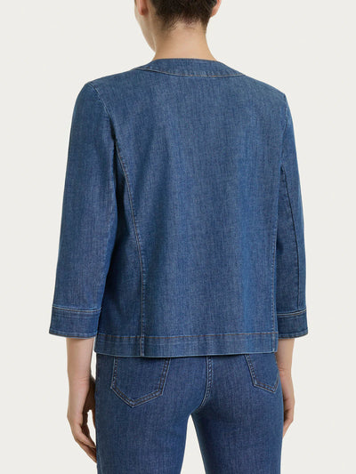 Ragno Giacca con bottoni in Light Denim DN18GW S60