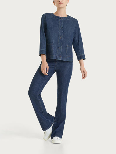 Ragno Giacca con bottoni in Light Denim DN18GW S60