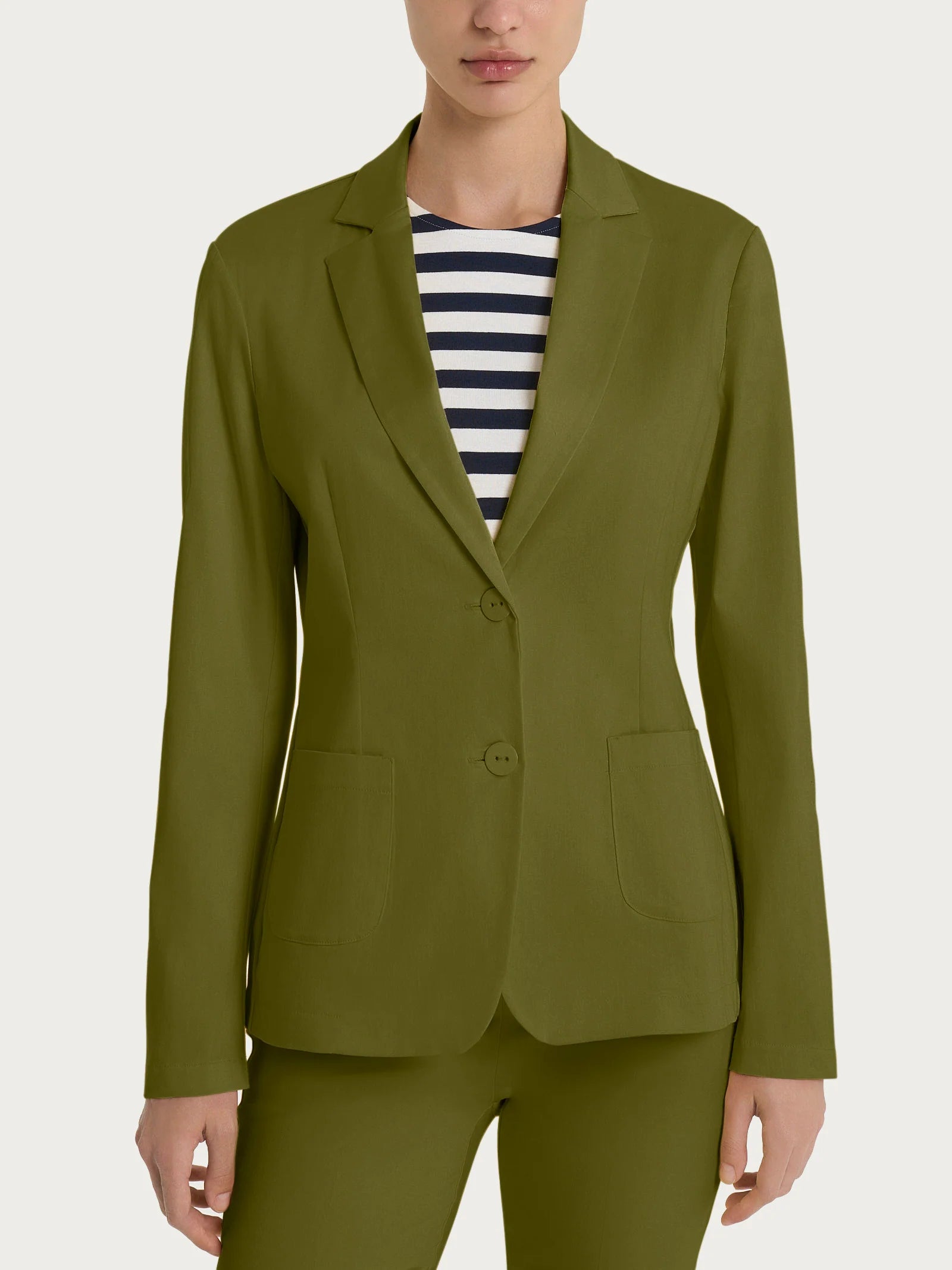 Ragno Blazer con due bottoni in Satin Power DN22GA 2504S84