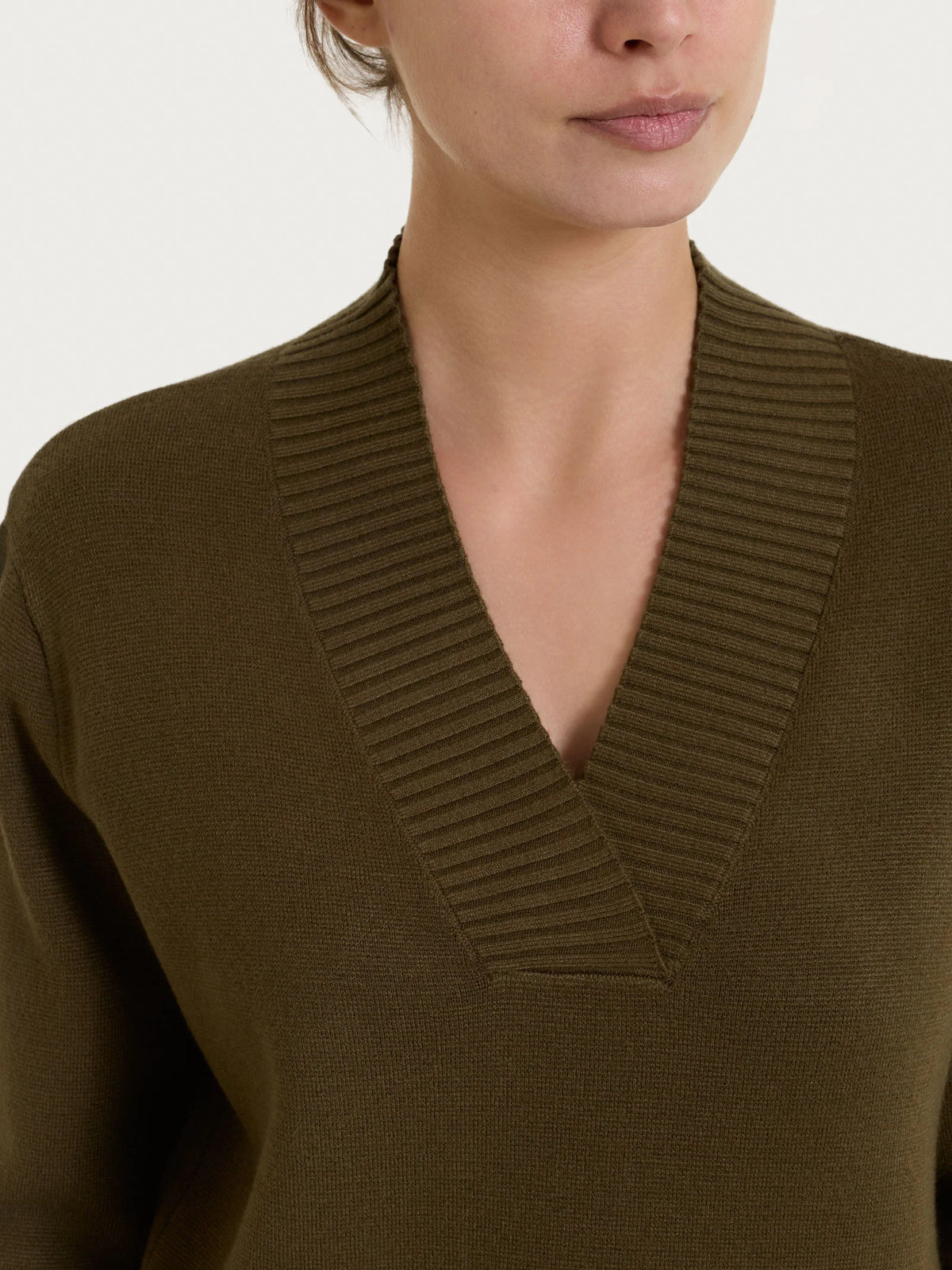 Ragno Maglia Invernale da Donna con scollo a V in Super Soft DN53M2