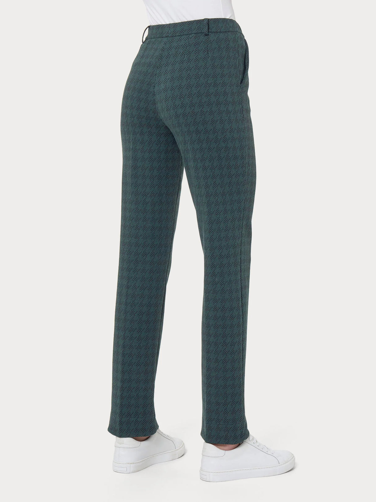 Ragno Pantalone Invernale con tasche e pied de poule in Eco Jacquard DO18PP 2410S65