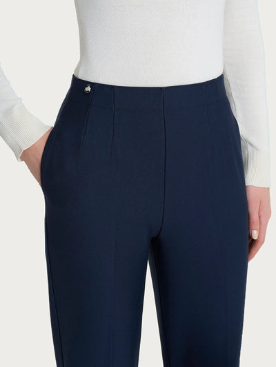 Ragno Pantalone Invernale da Donna a carota con tasche in tessuto Compact DO32PS 057 Persia