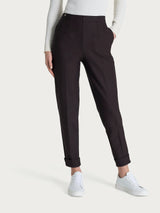Ragno Pantalone Invernale da Donna a carota con tasche in tessuto Compact DO32PS 2510S70