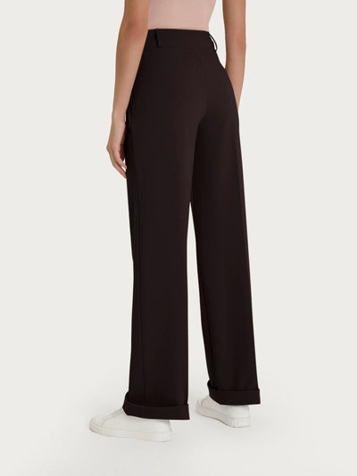 Ragno Pantalone ampio con tasche e pinces in Compact Light DP40PE 2504S80