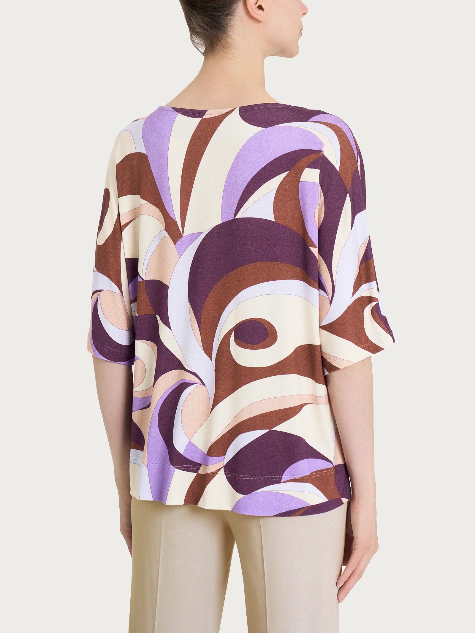 Ragno Maglietta da donna con manica 3/4 in Viscosa Summer DP86TB 2504S34