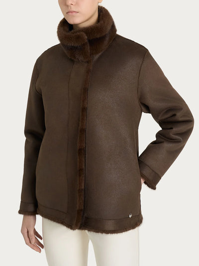 Ragno Fuzzy Coat Giacca double-face DQ43KX