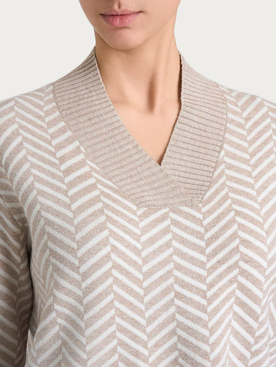 Ragno maglia scollo a V in Super Soft DQ86M2 2510S54