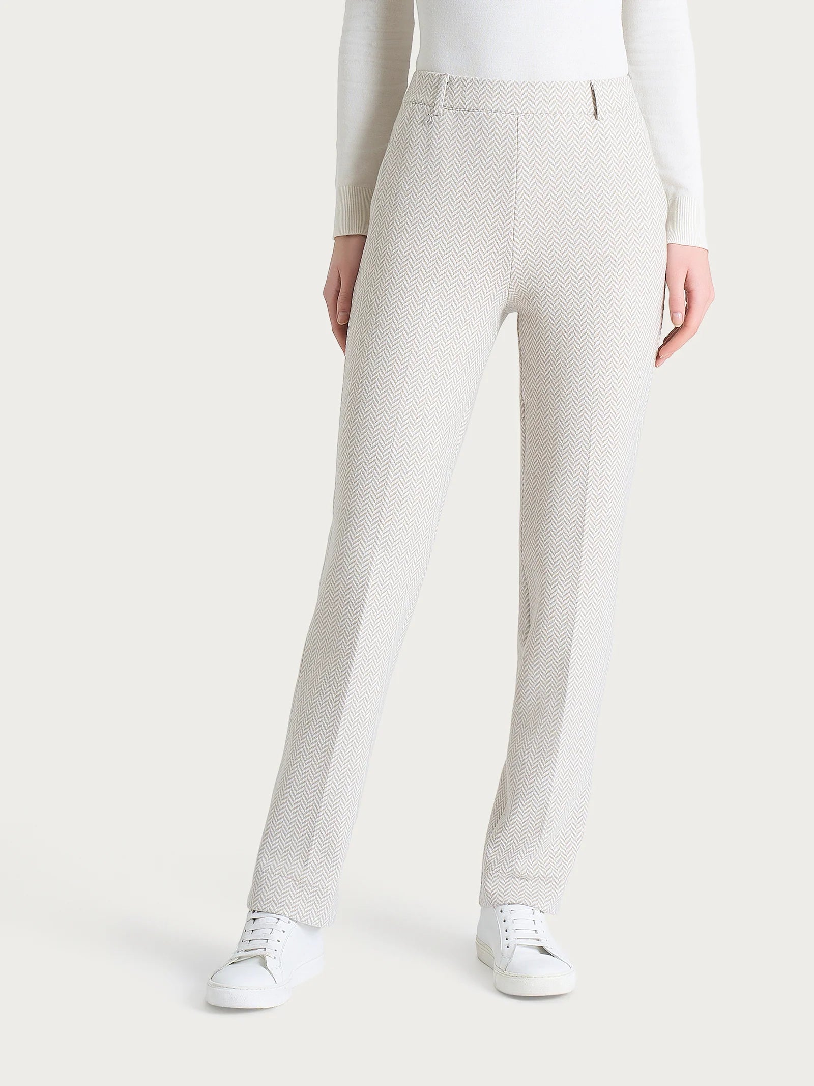 Ragno Pantalone in fantasia dritto con tasche in Eco Jacquard DR38PP 2510S66