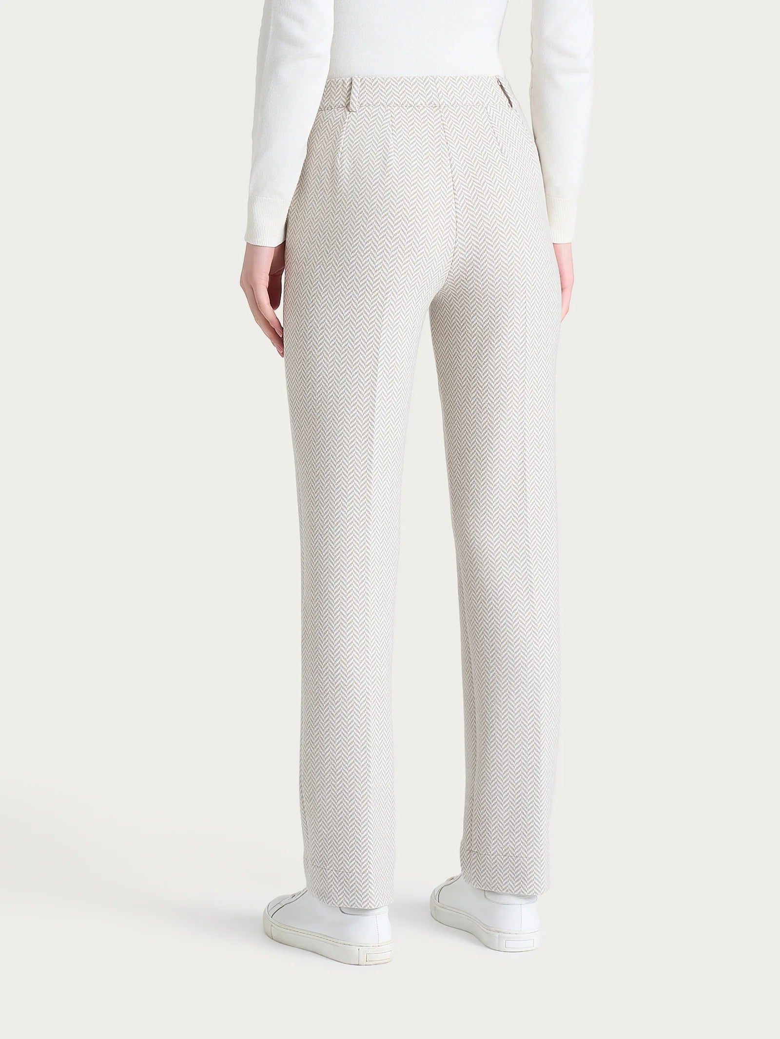 Ragno Pantalone in fantasia dritto con tasche in Eco Jacquard DR38PP 2510S66