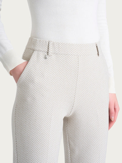 Ragno Pantalone in fantasia dritto con tasche in Eco Jacquard DR38PP 2510S66