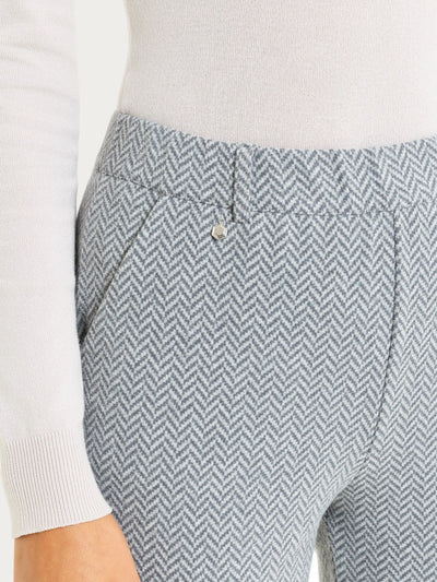 Ragno Pantalone in fantasia dritto con tasche in Eco Jacquard DR38PP 2510S66