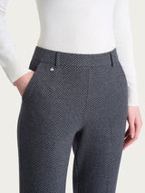 Ragno Pantalone in fantasia dritto con tasche in Eco Jacquard DR38PP 2510S66