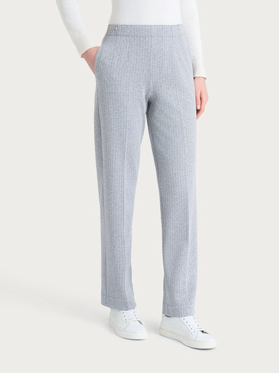 Ragno Pantalone gessato dritto con tasche in Eco Jacquard DR48PP 2510S70