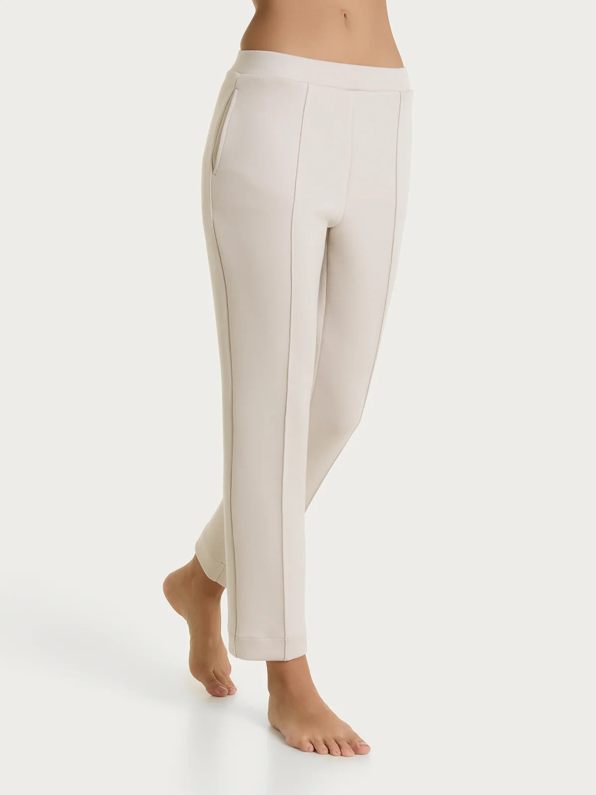 Ragno Pantalone dritto con tasche in Scuba DR76PP