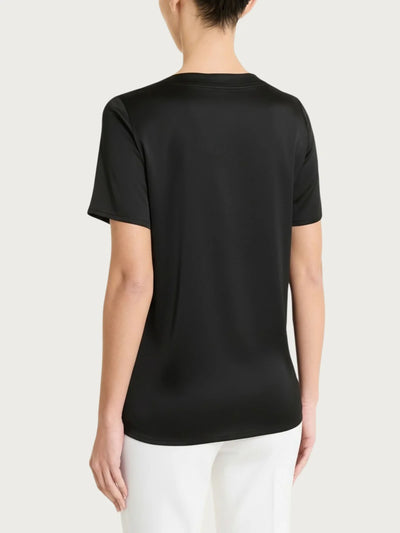 Ragno Maglietta con manica corta in Stretch Satin DS51S7 S30