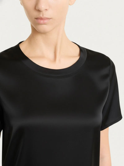 Ragno Maglietta con manica corta in Stretch Satin DS51S7 S30