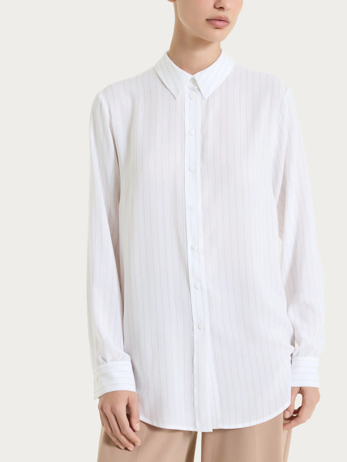 Ragno Camicia a righe in EcoSeta DS57SC S45