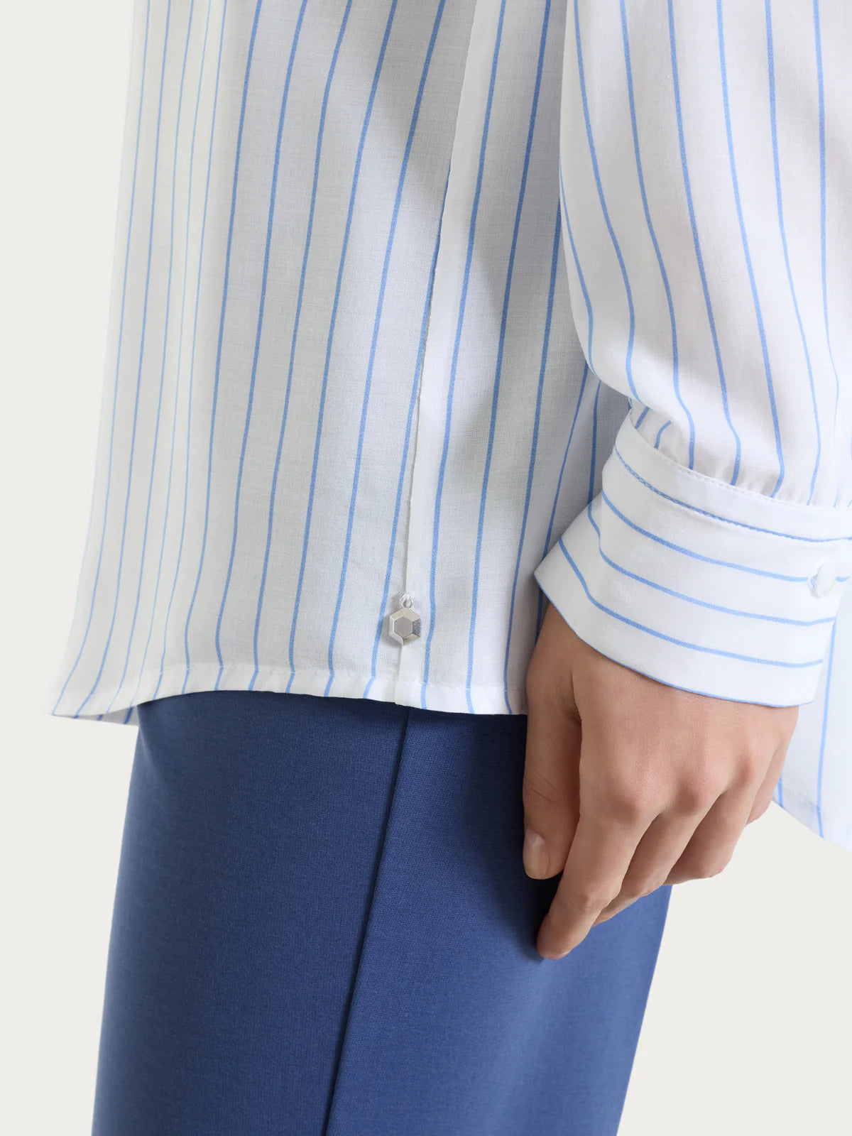 Ragno Camicia a righe in EcoSeta DS57SC S45