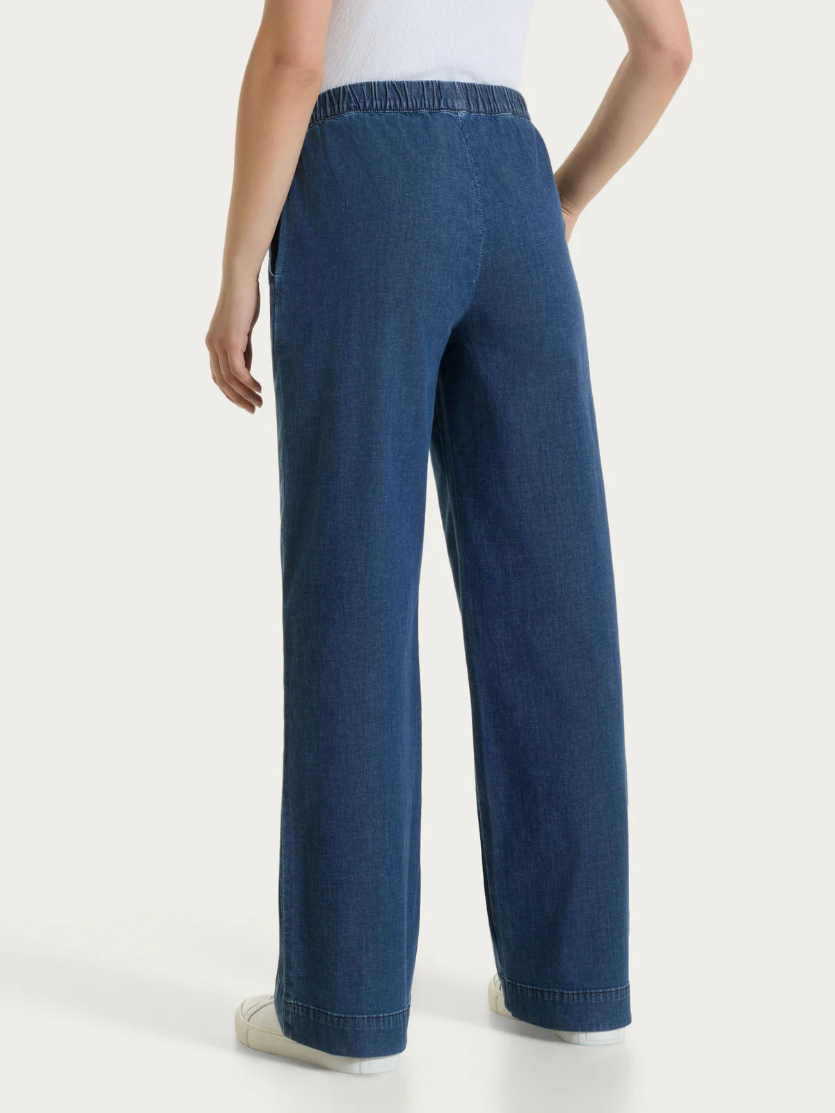 Ragno Jeans ampio con tasche e vita piatta in Super Light Denim DS87PE S50