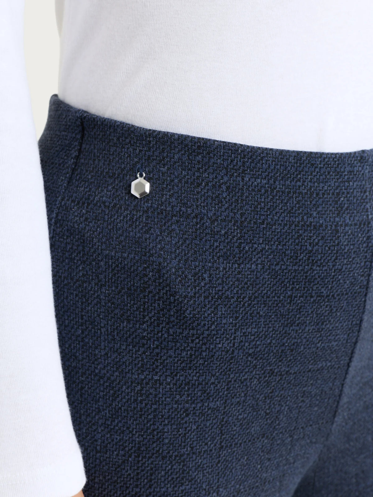 Ragno Pantalone Invernale da Donna ampio con tweed pattern DT60PE