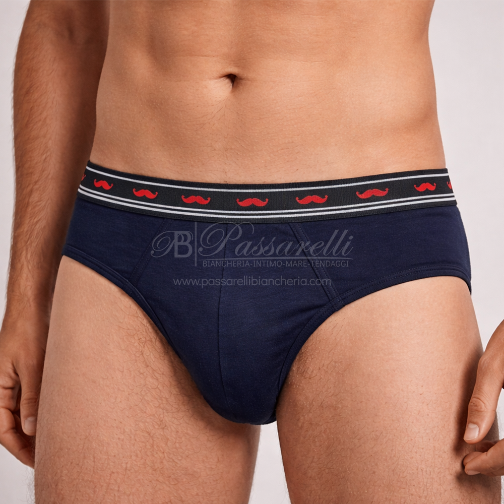 Dandy Set 3 Slip Uomo Con Elastico Esterno Fantasia