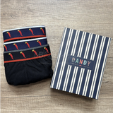 Dandy Set 3 Slip Uomo Con Elastico Esterno Fantasia
