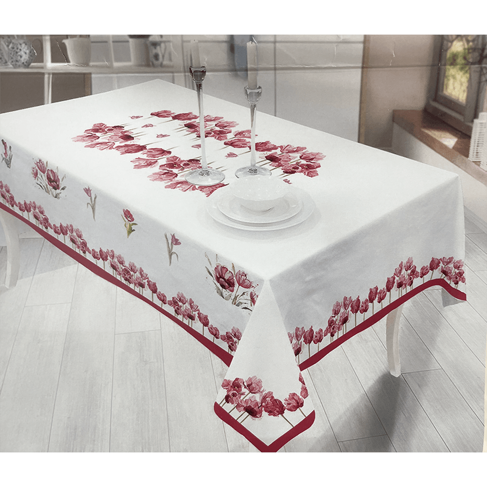 Daylight Tovaglia da Tavola da 6 in Cotone Incanto ME0276 S40 - Passarelli Biancheria