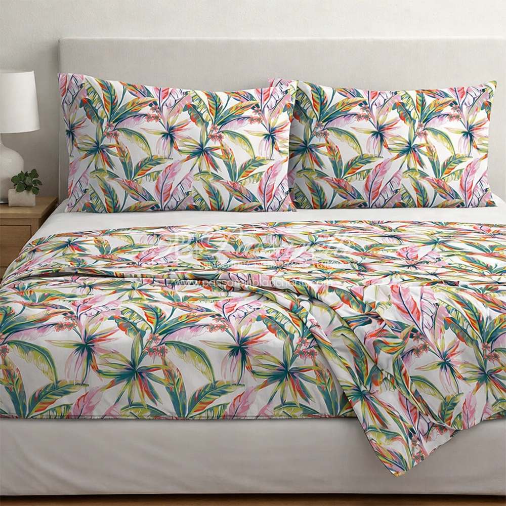 Di Maestro Completo Letto in Puro Cotone Matrimoniale Jordanna 2511S30