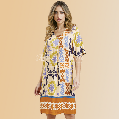 Divas Abito Estivo Maniche Corte in Viscosa A1198 2506S70