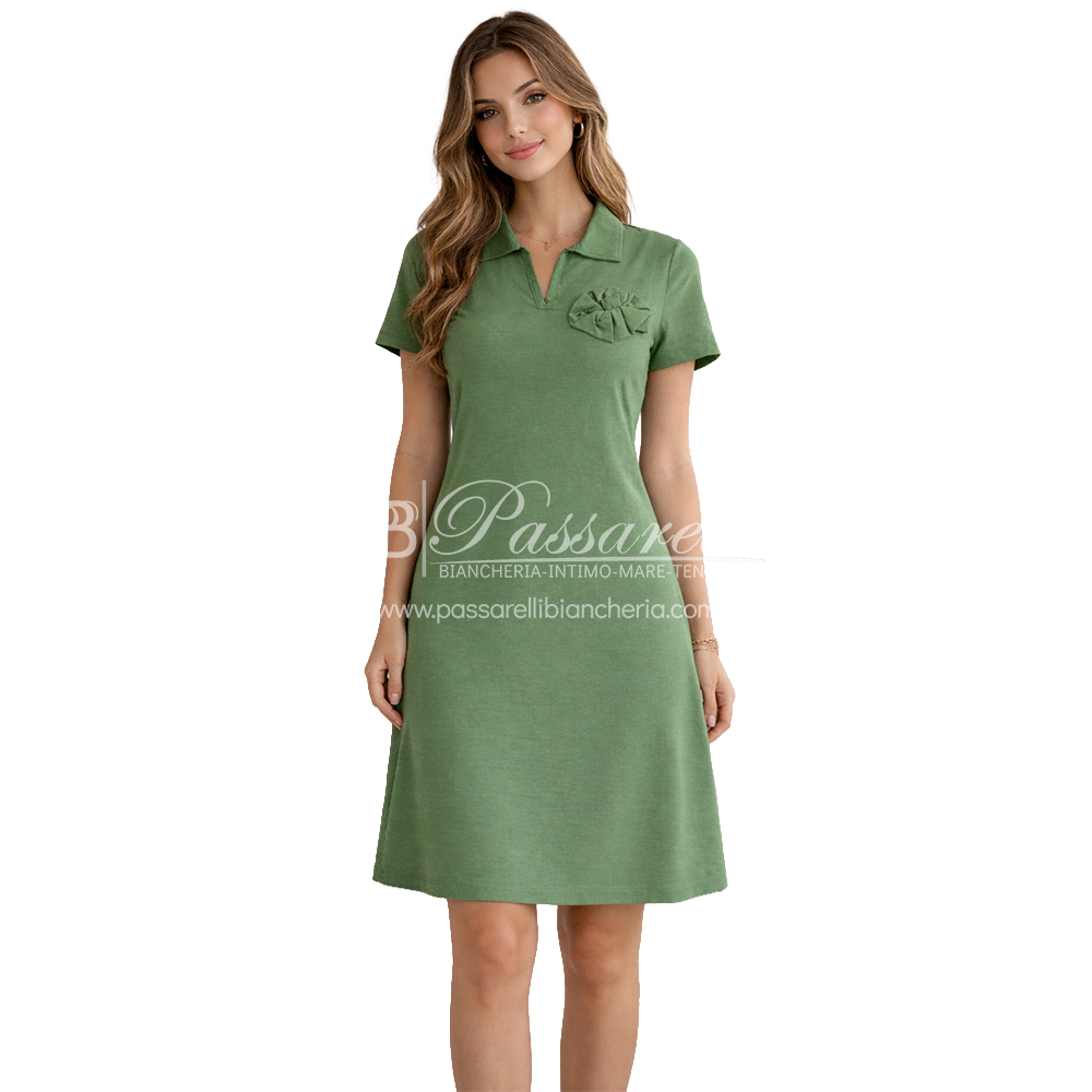 Divas Abito Estivo Maniche Corte in Viscosa A1290 2604S51