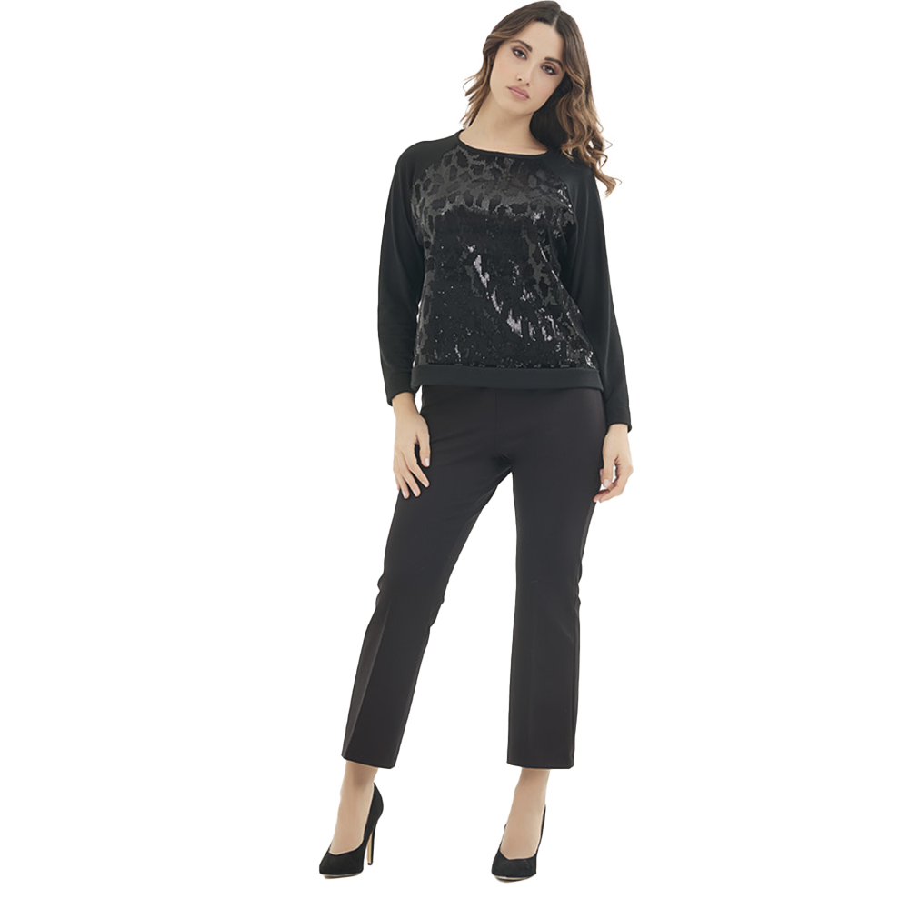 Divas Maglia da Donna con paillettes – Viscosa ed elastan MD437 2510S35