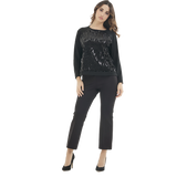Divas Maglia da Donna con paillettes – Viscosa ed elastan MD437 2510S35