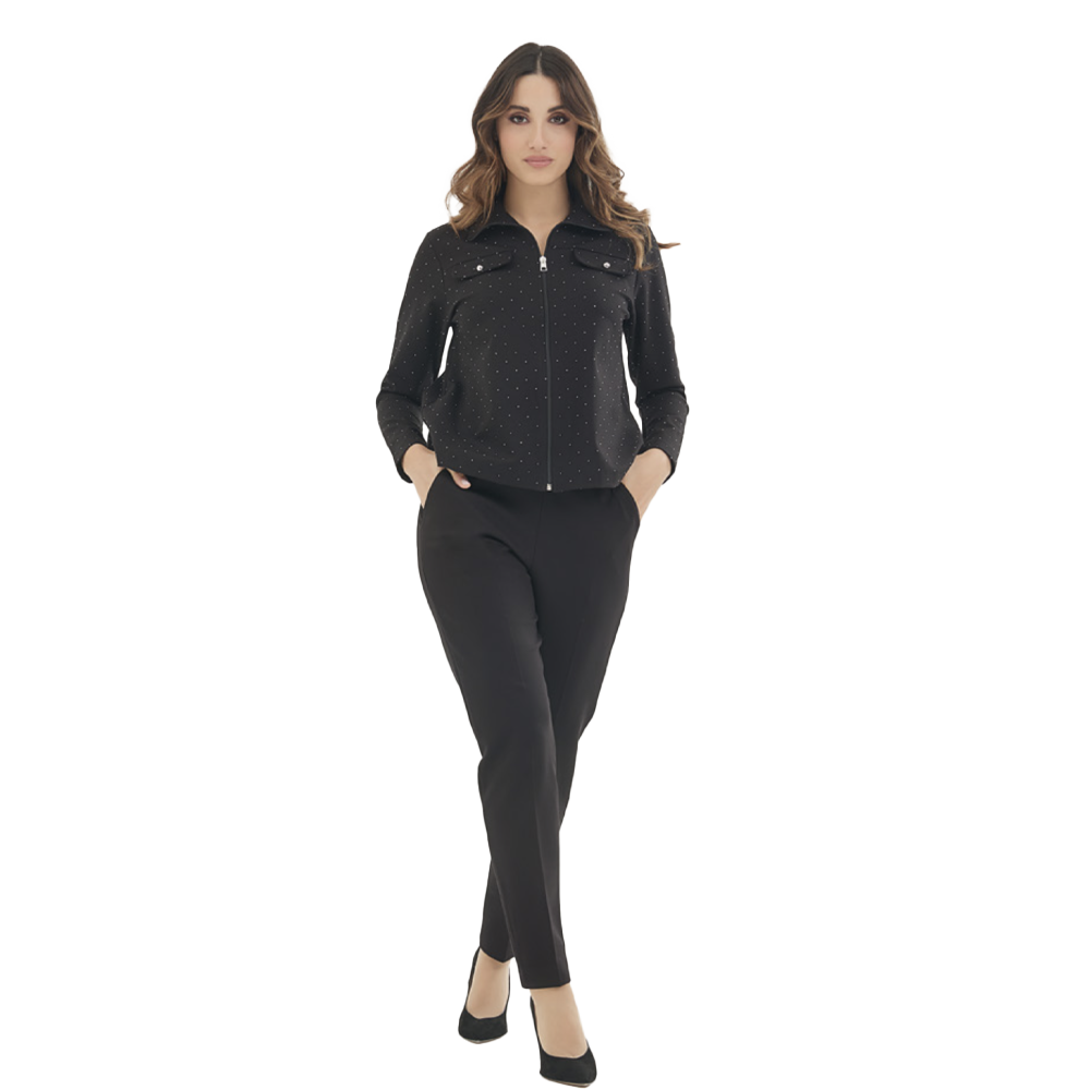 Divas Pantalone Invernale da Donna Sigaretta/tasche punto milano compact PN31 2509S40