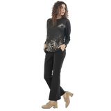 Divas Pantalone Invernale da Donna flare/tasche punto milano lux FN76 2510S50