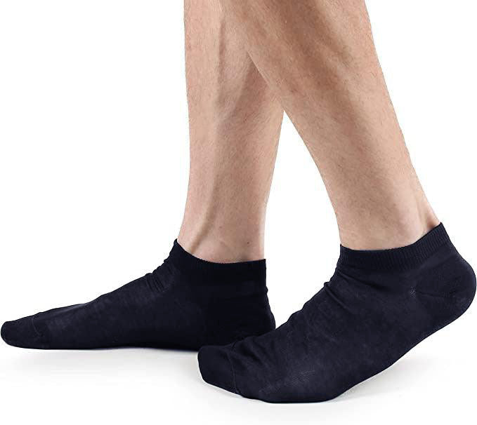 Lisle 2 Paia di Calza Fantasmino Unisex in Jersy di Cotone LS027