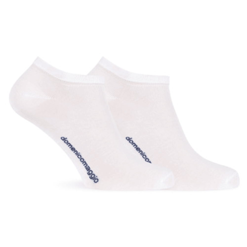 Domenico Maggio 2 Paia di Calza Fantasmino Unisex in filo di Cotone DM369 S70 - Passarelli Biancheria